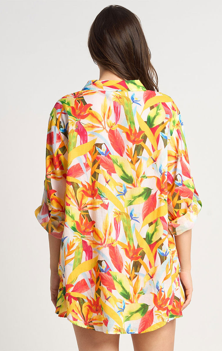 Sunseeker Koh Samui Painters Shirt - White_2