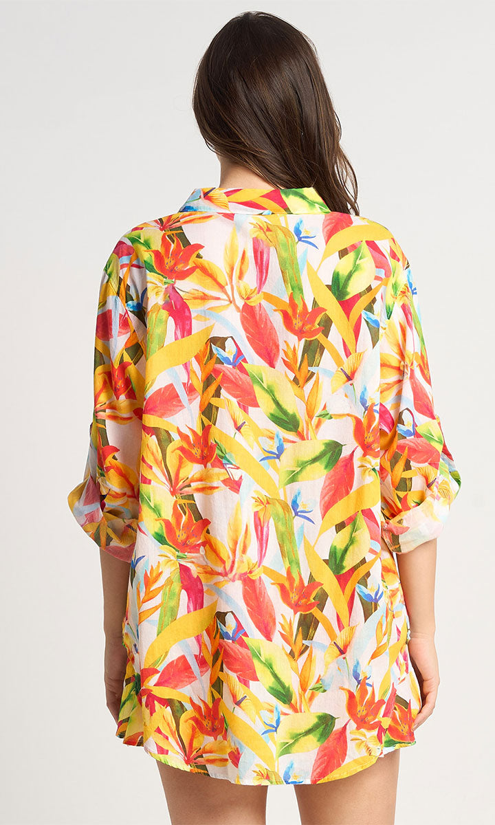 Sunseeker Koh Samui Painters Shirt - White_2