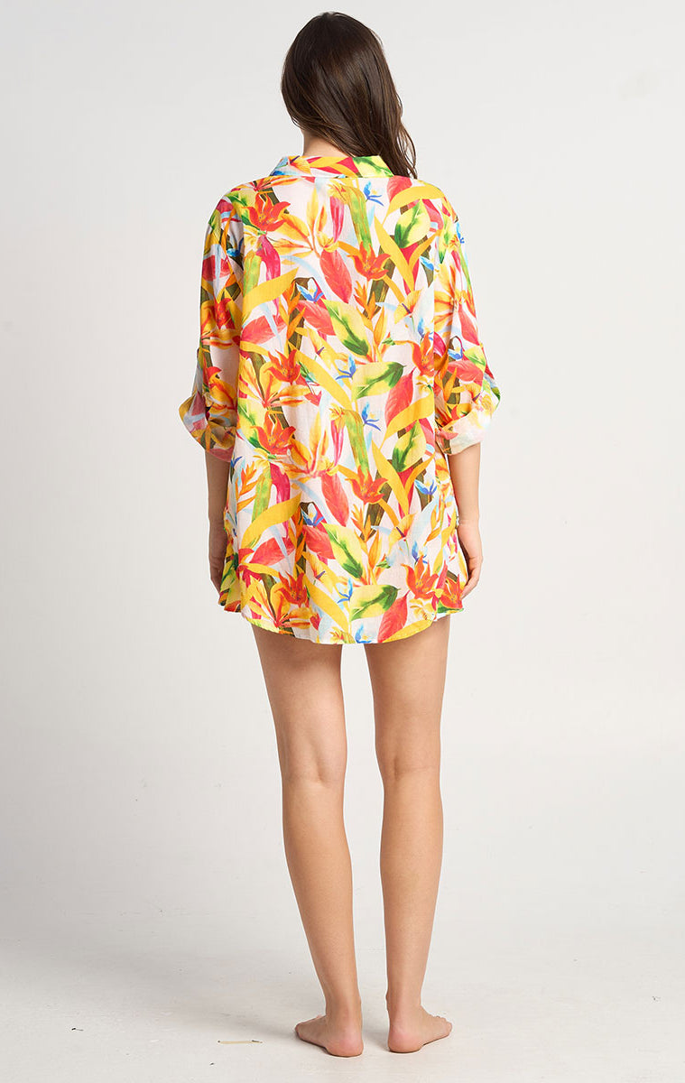 Sunseeker Koh Samui Painters Shirt - White_4