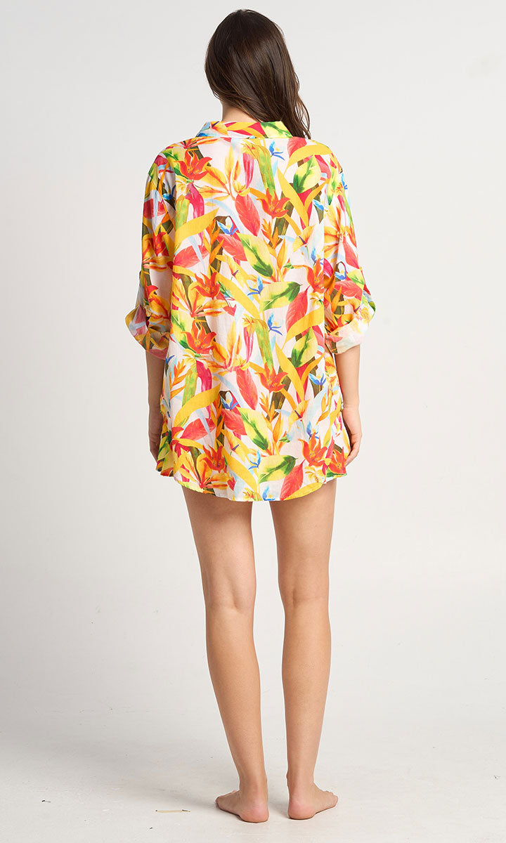 Sunseeker Koh Samui Painters Shirt - White_4