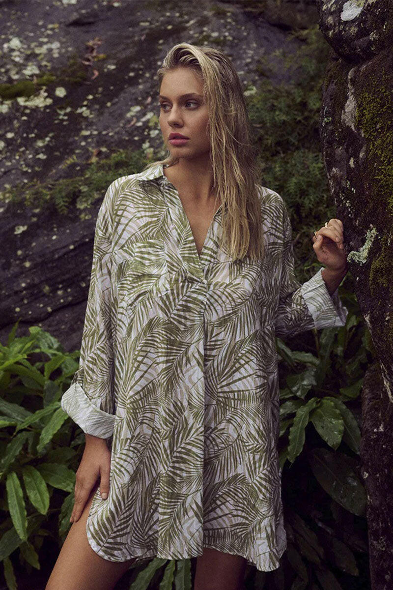 Sunseeker Lombok Painters Shirt - White.