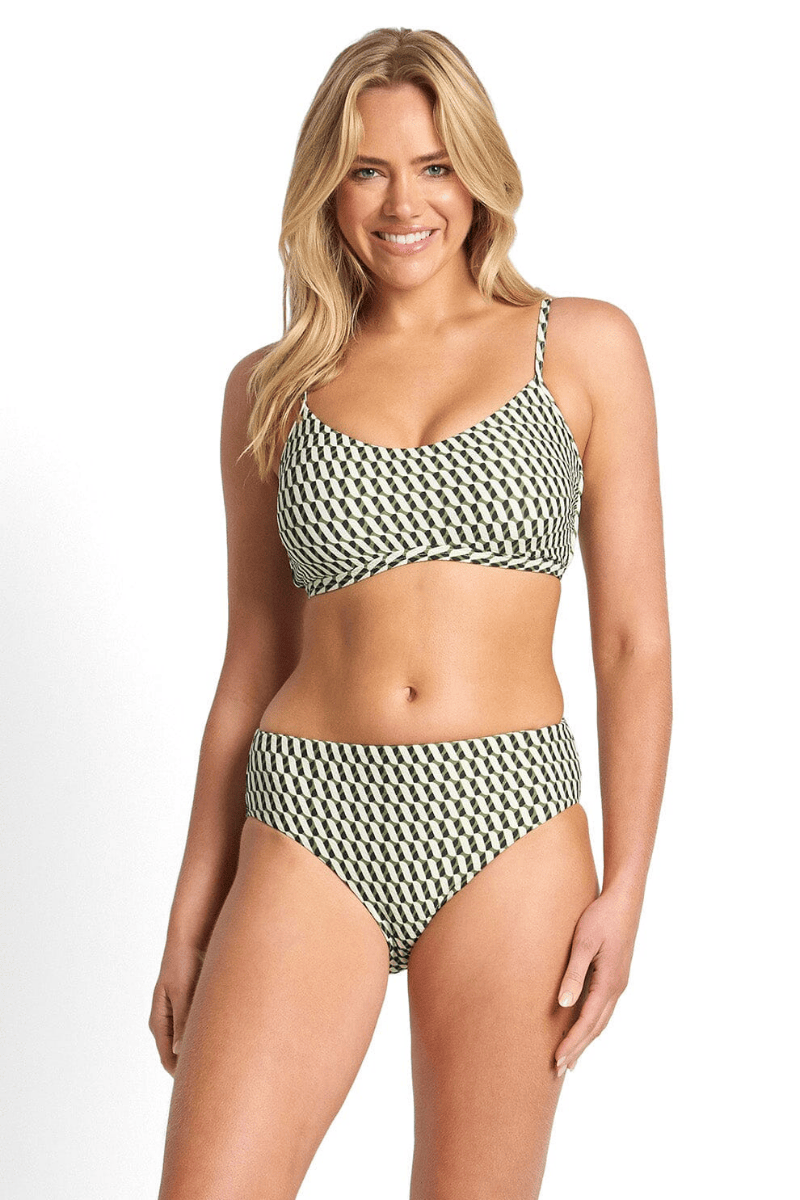 Sunseeker Marina Mid Rise Pant- Black.