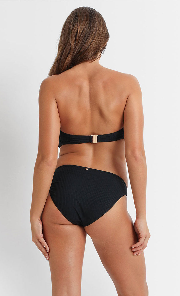 Sunseeker Reset D/DD Wrap Bandeau Bra - Black_back_2