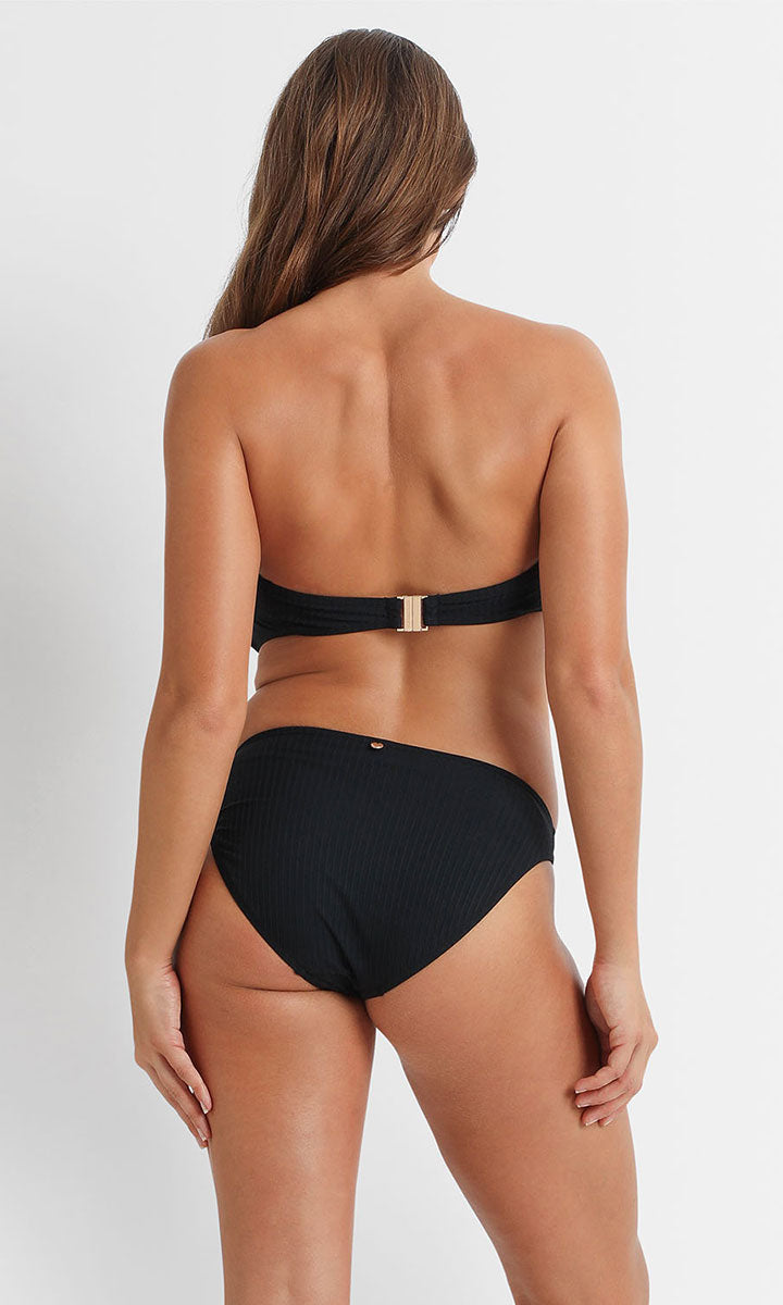 Sunseeker Reset D/DD Wrap Bandeau Bra - Black_back_2