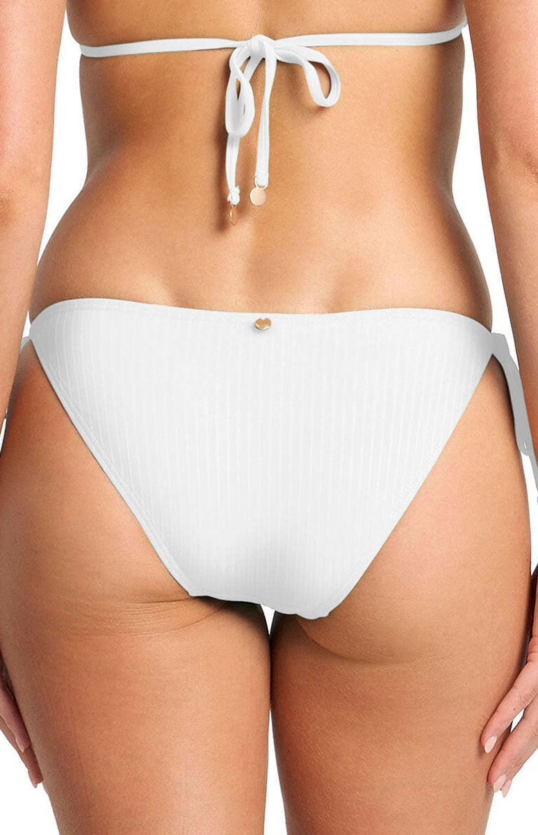 Sunseeker Reset Mini Tie Side Pant - White.