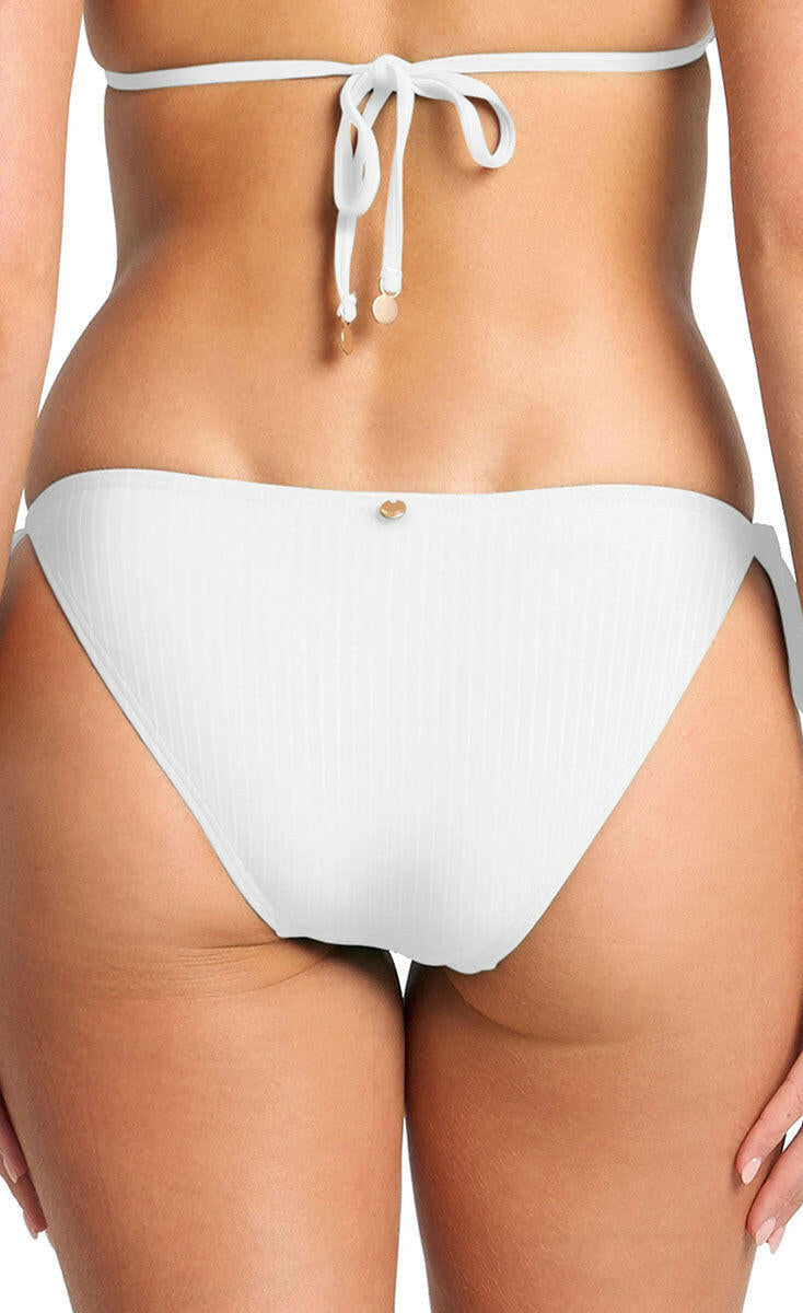 Sunseeker Reset Mini Tie Side Pant - White.