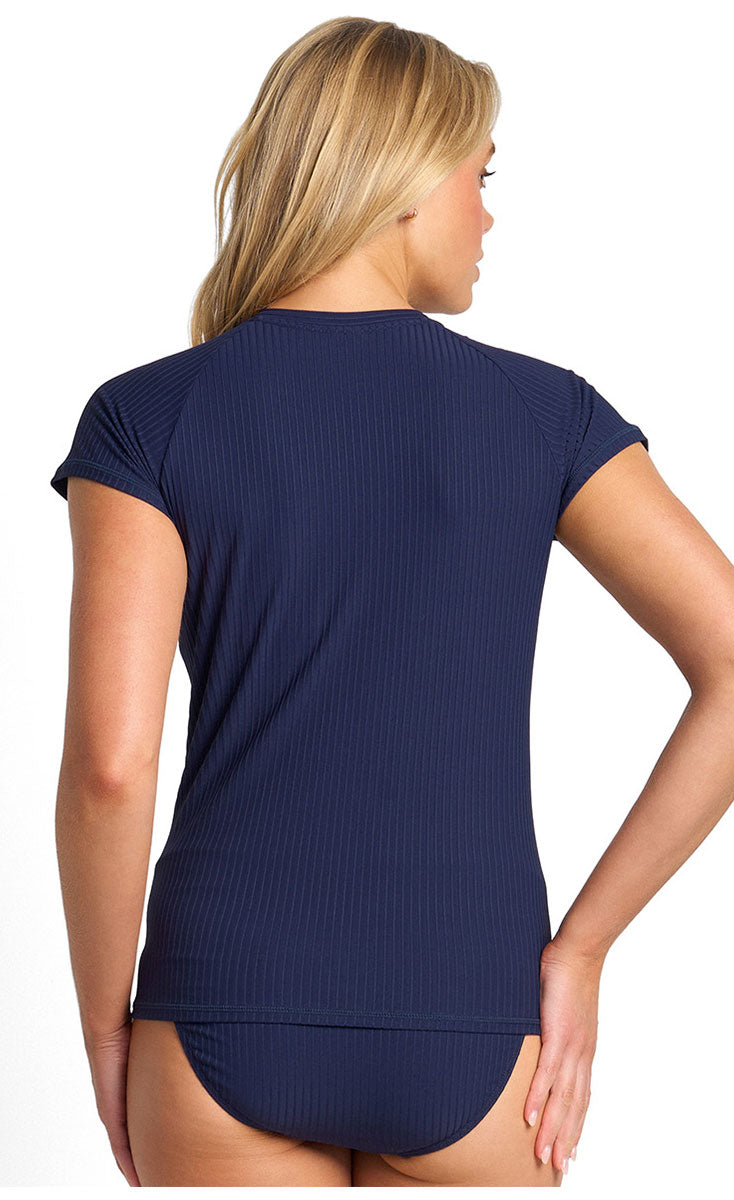 Sunseeker Reset Short Sleeve Mast Rashie - Ink.