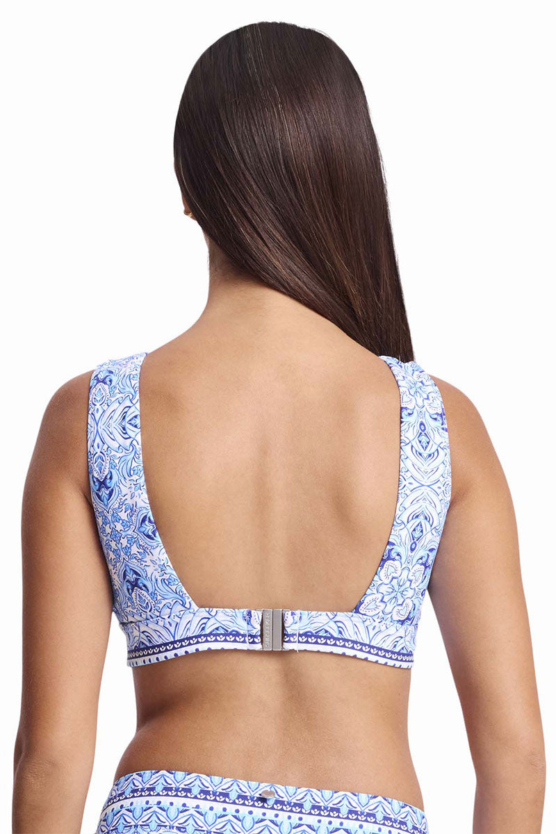 Sunseeker SS13005MAS Cowboy Mastectomy Crop Top - Blue_2