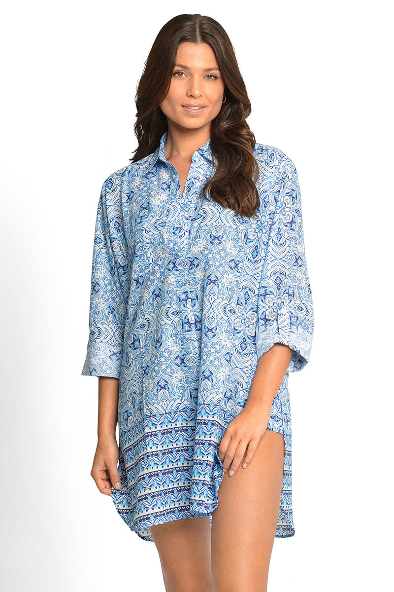 Sunseeker SS94166 Cowboy Painters Shirt - Blue