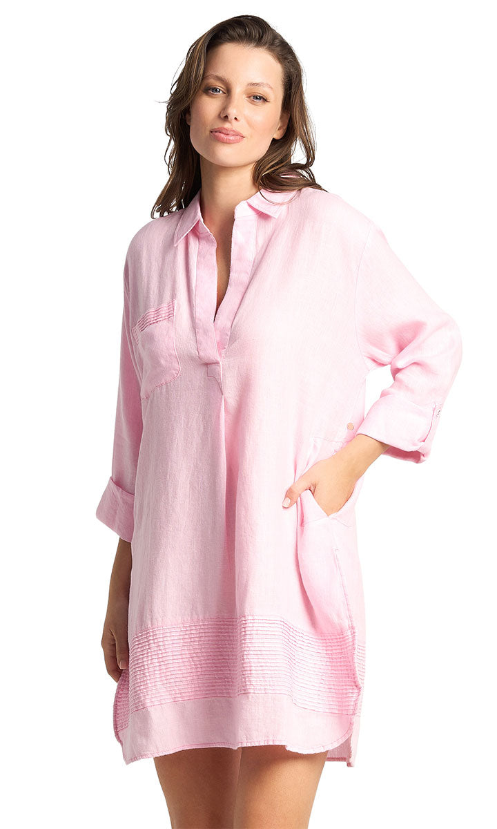 Sunseeker Sorbet Painter Shirt - Blush_1