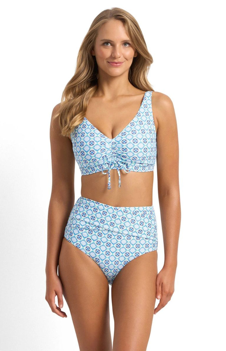 Sunseeker Delight Wrap High Waist Pant - Ink_1