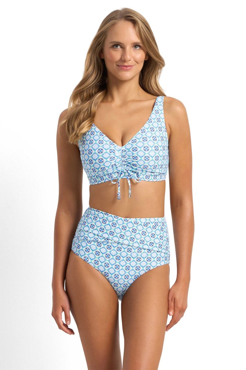 Sunseeker Delight Wrap High Waist Pant - Ink_1