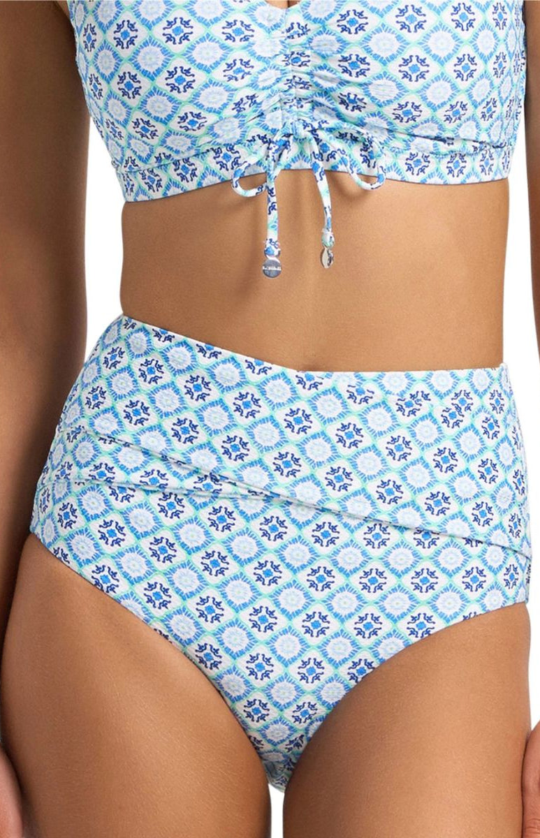 Sunseeker Delight Wrap High Waist Pant - Ink_4