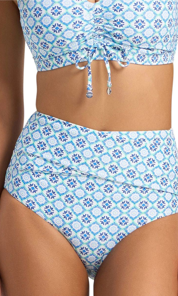 Sunseeker Delight Wrap High Waist Pant - Ink_4