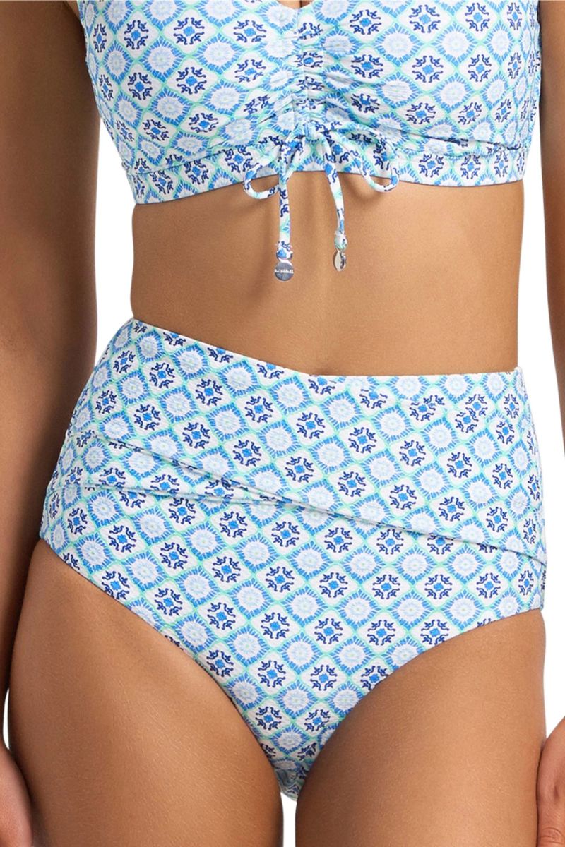Sunseeker Delight Wrap High Waist Pant - Ink_4
