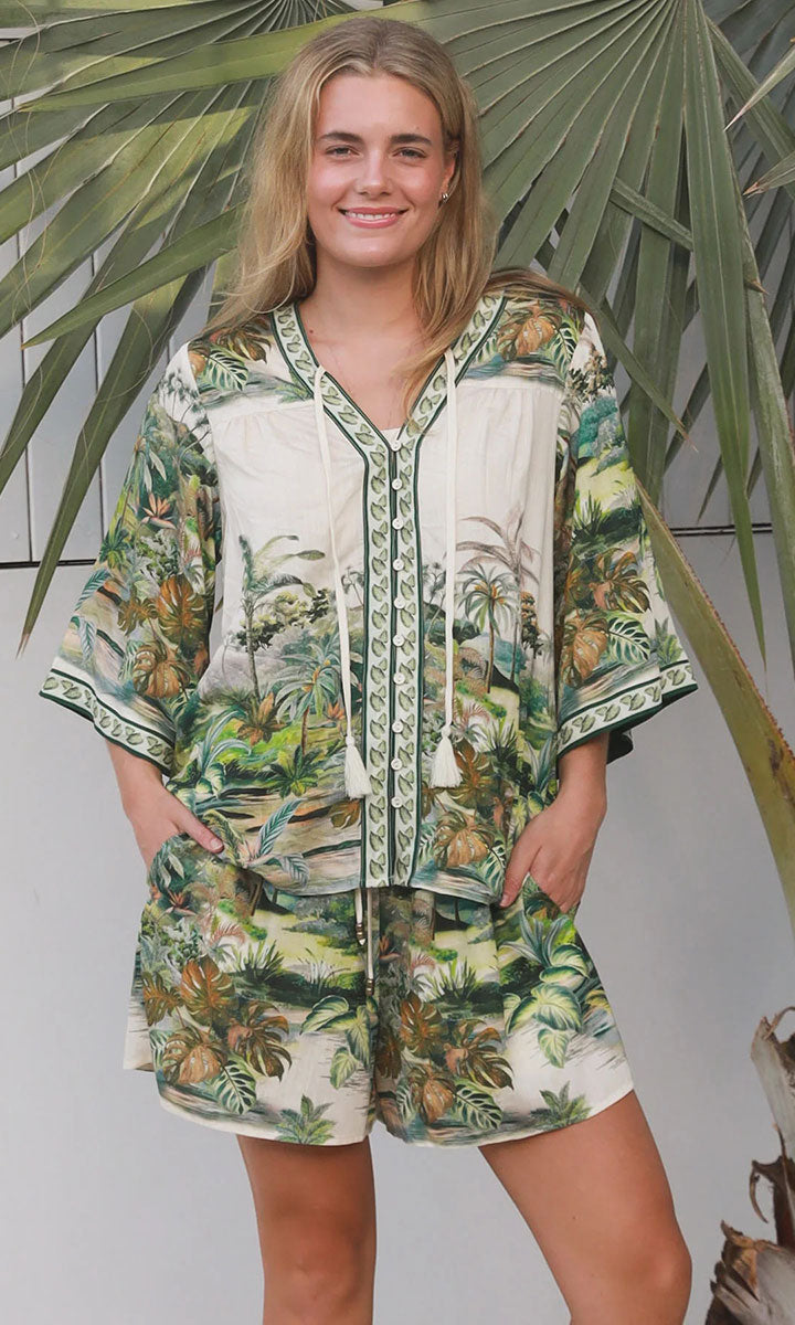 YF0046SPCROSS-2 Clementine Top - 1
