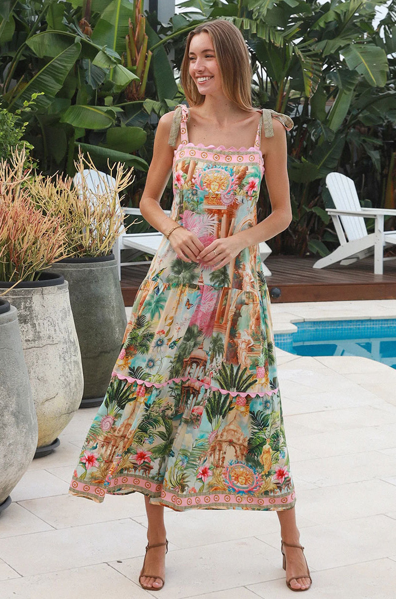 YF0072SPCROSS Frances Slip Maxi Dress - 4