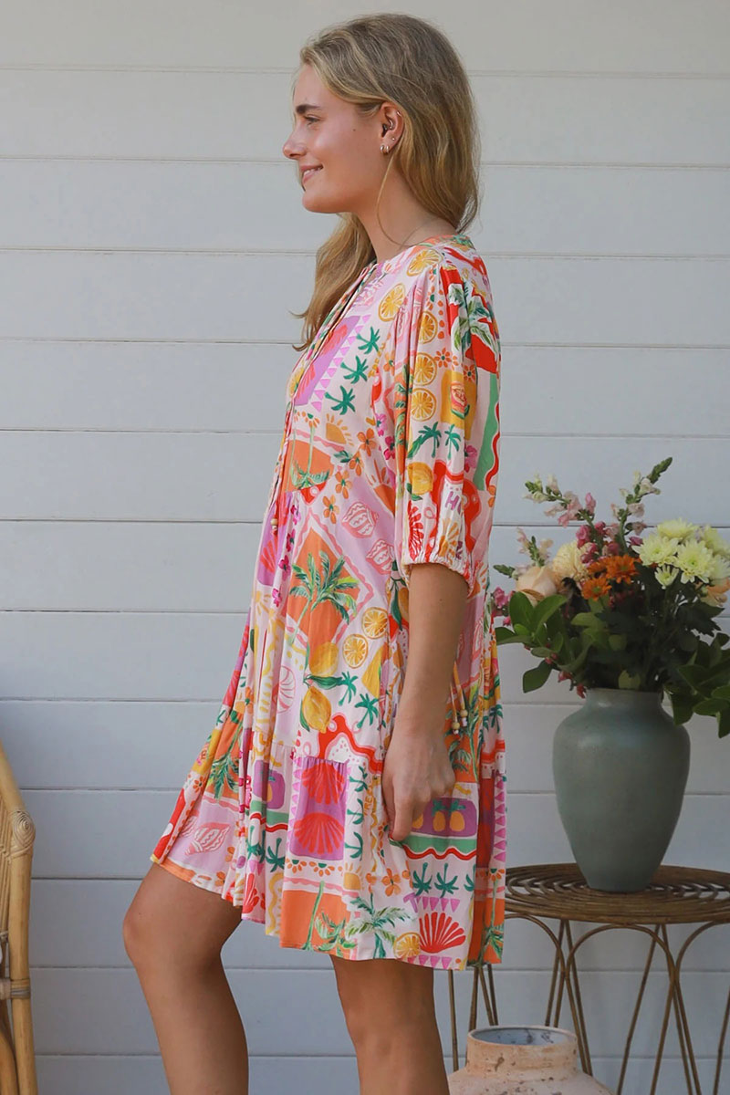 YF0075SPCROSS-2 Ruby Mini Dress - 4