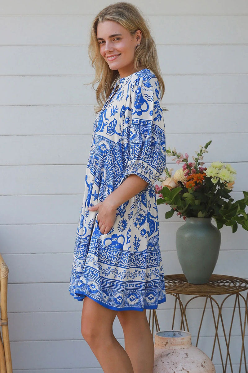 YF0094SPCROSS-2 Etta Mini Dress - 5