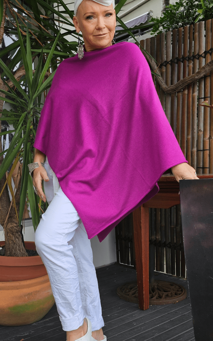 Zura-Poncho-Magenta-OzResort