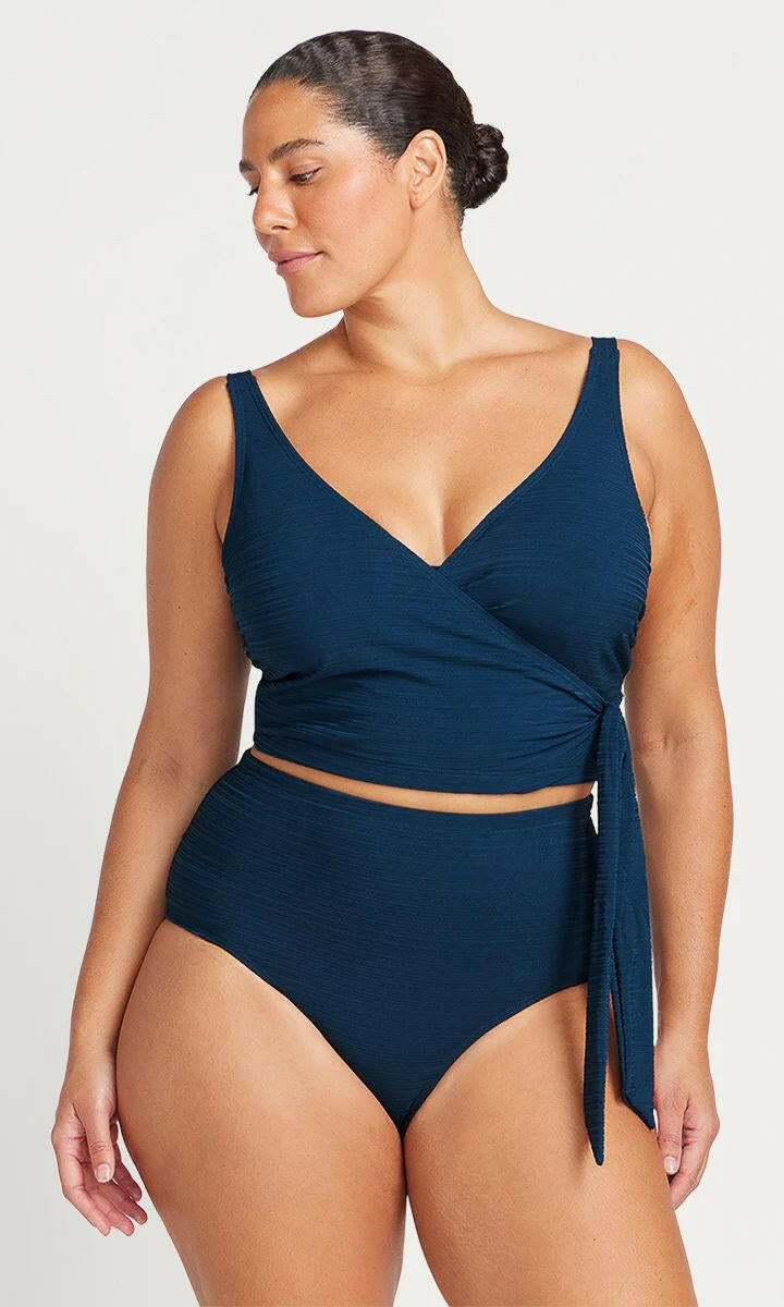Artesands Aria Hayes Underwire Bikini Top - Navy.
