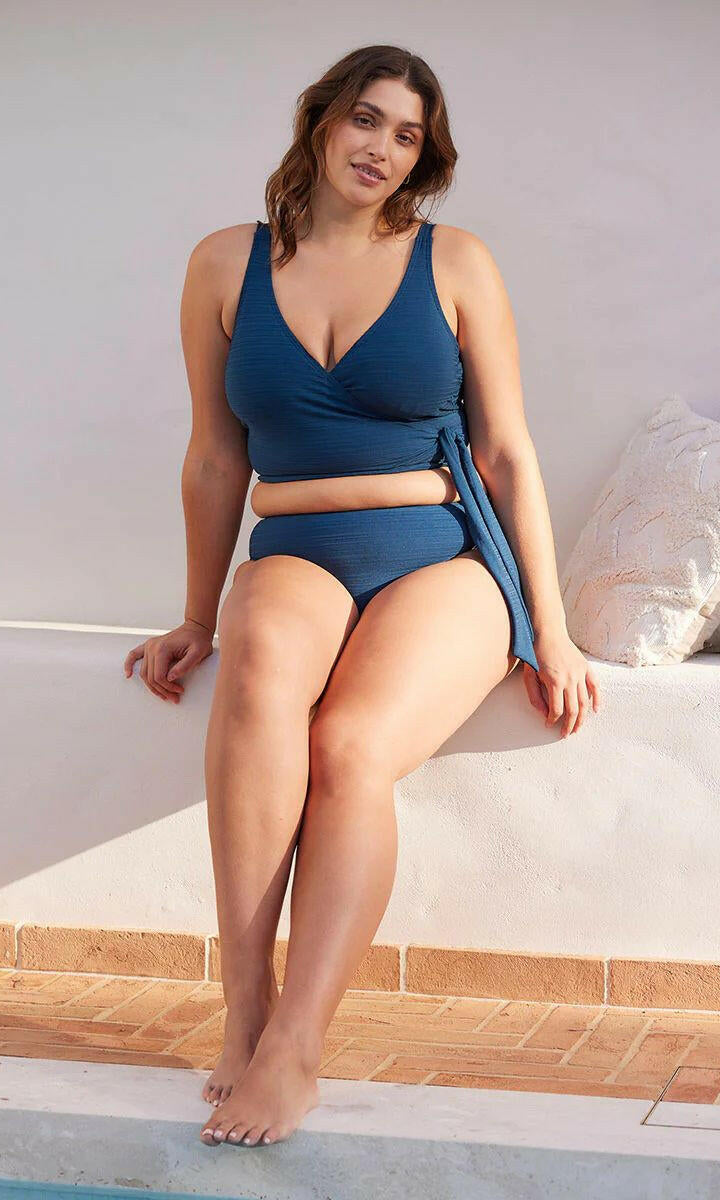 Artesands Aria Hayes Underwire Bikini Top - Navy.