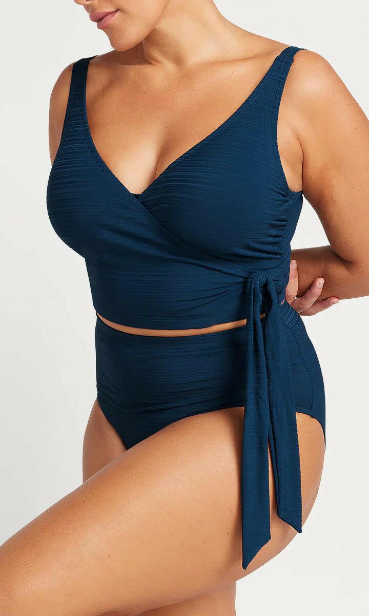 Artesands Aria Hayes Underwire Bikini Top - Navy.