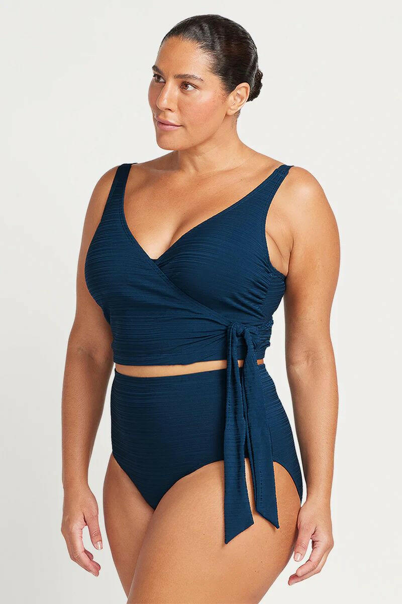Artesands Aria Hayes Underwire Bikini Top - Navy.