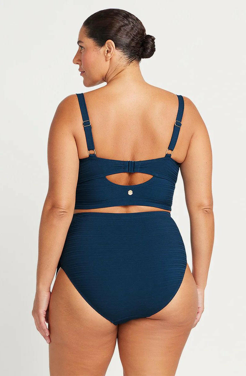 Artesands Aria Hayes Underwire Bikini Top - Navy.