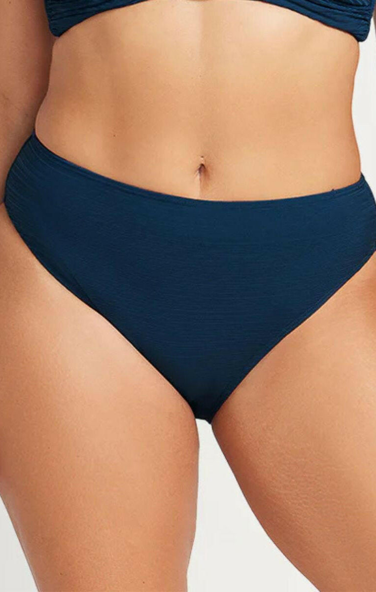 Artesands Aria Monet Curve Fit Mid Rise Swim Pant - Navy.