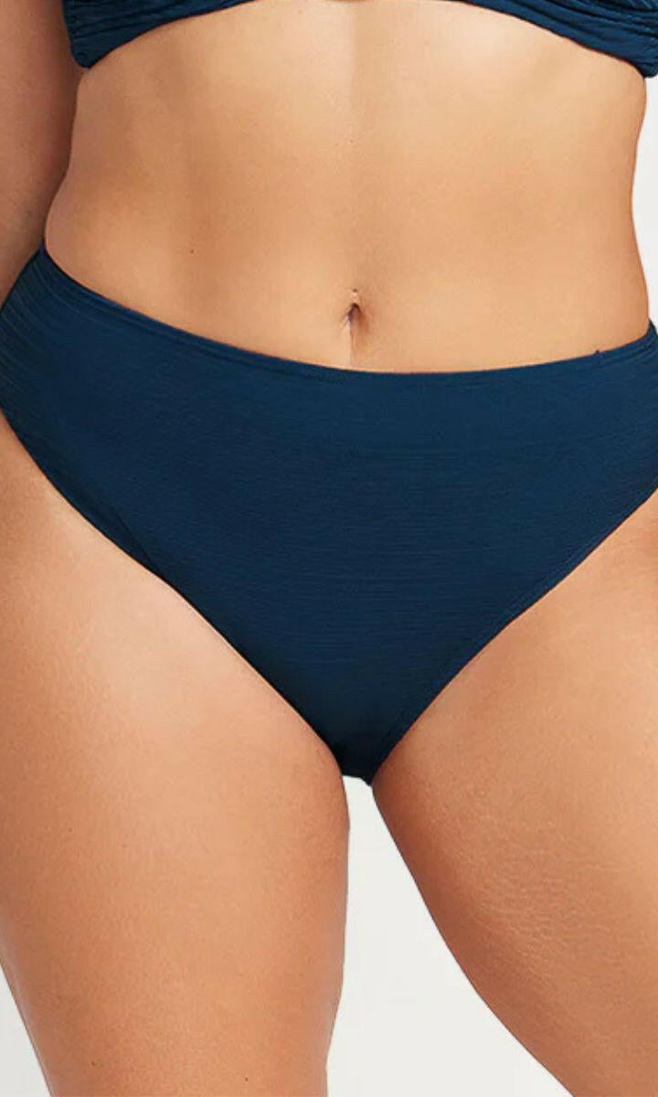 Artesands Aria Monet Curve Fit Mid Rise Swim Pant - Navy.