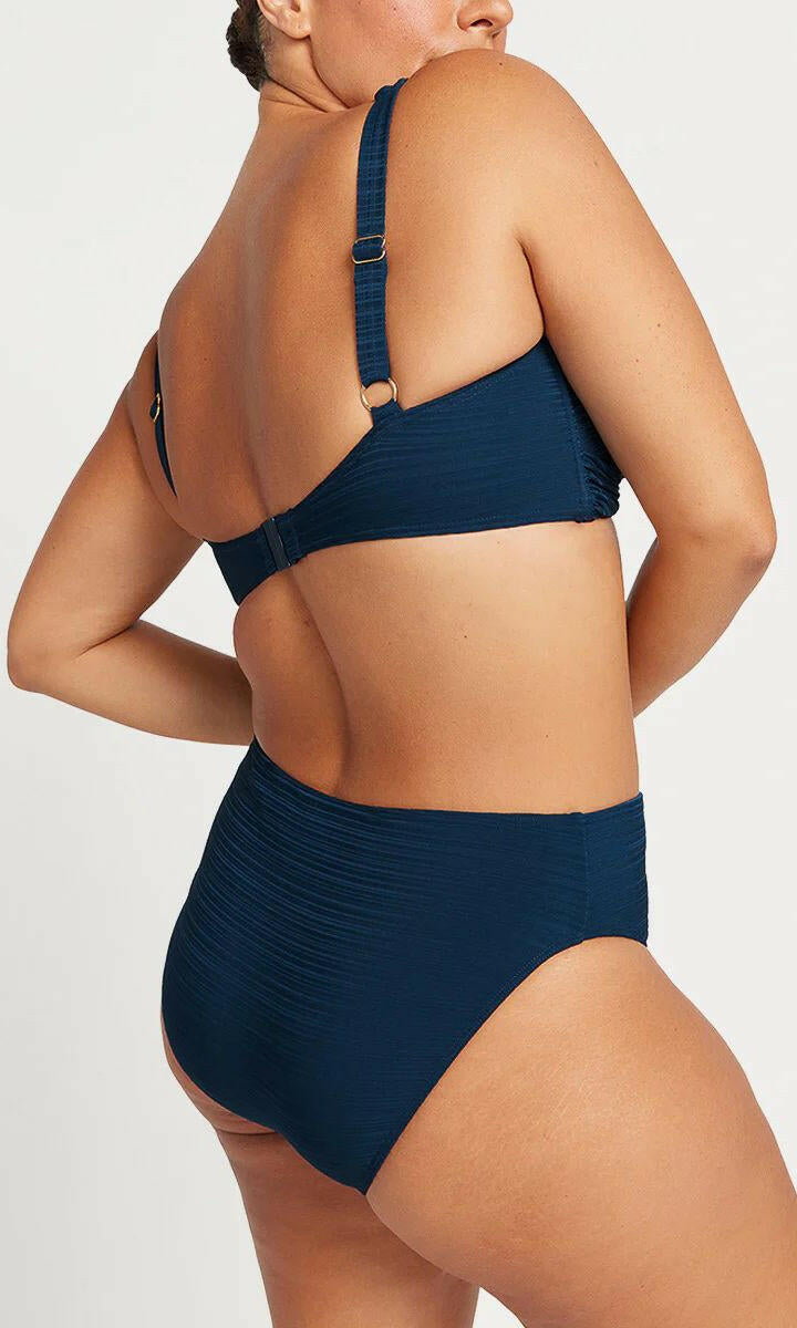 Artesands Aria Monet Curve Fit Mid Rise Swim Pant - Navy.