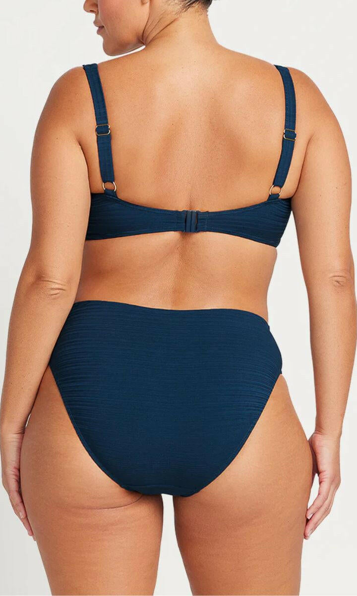 Artesands Aria Monet Curve Fit Mid Rise Swim Pant - Navy.