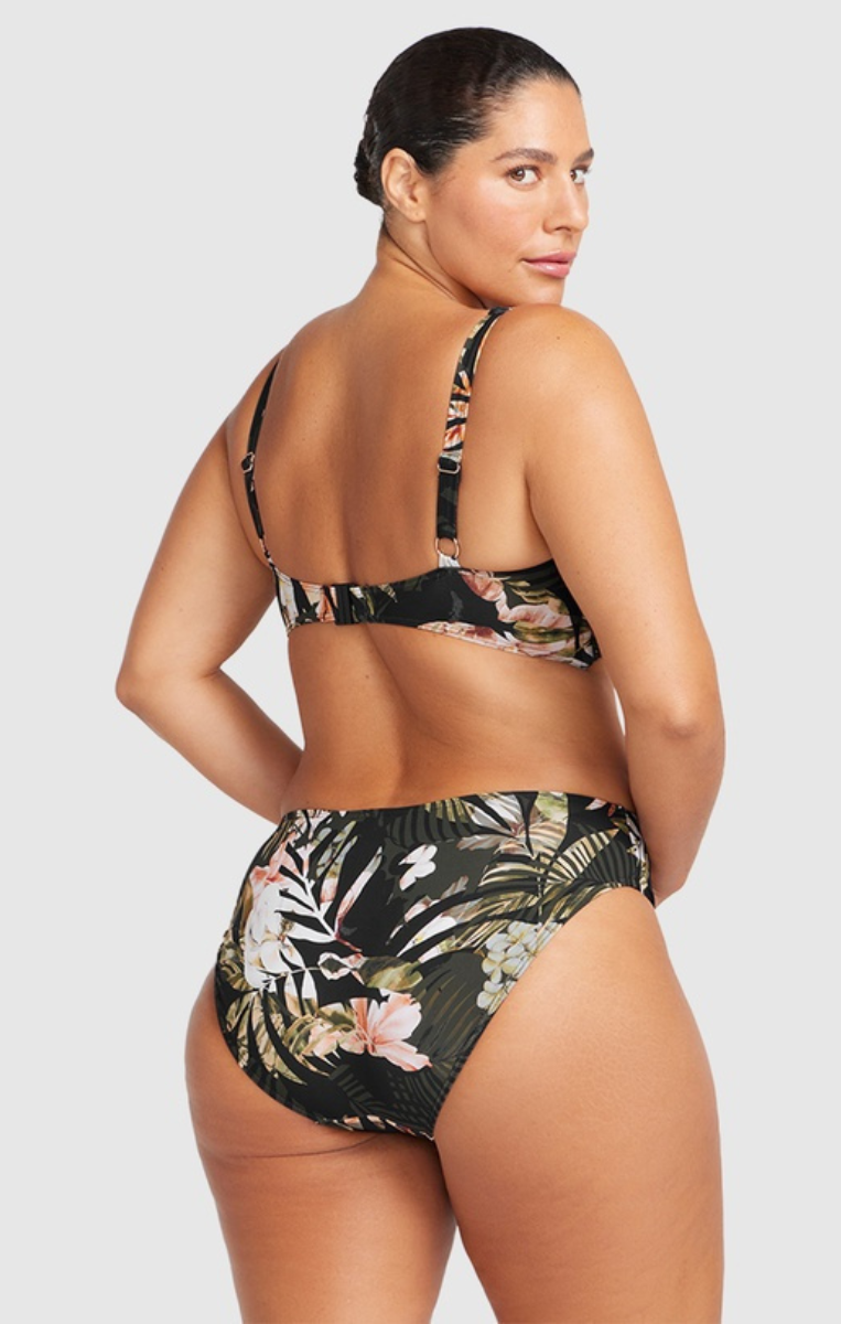 Artesands Neo Du Palmis Monet Curve Fit Mid Rise Swim Pant - Black.