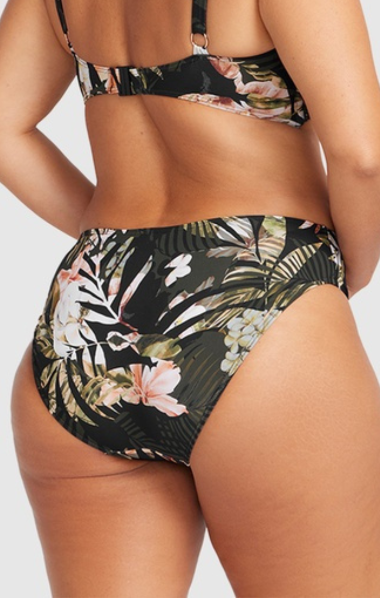 Artesands Neo Du Palmis Monet Curve Fit Mid Rise Swim Pant - Black.