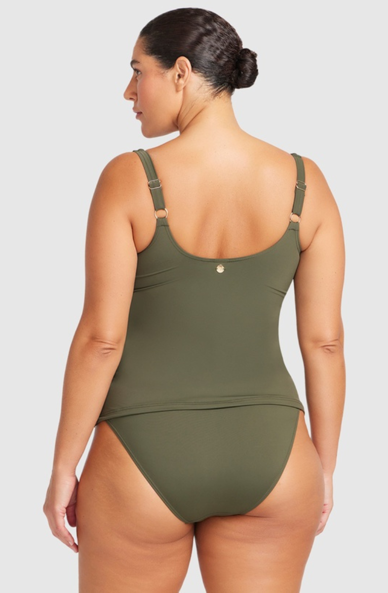 Artesands Hues Delacroix Tankini Top - Olive.