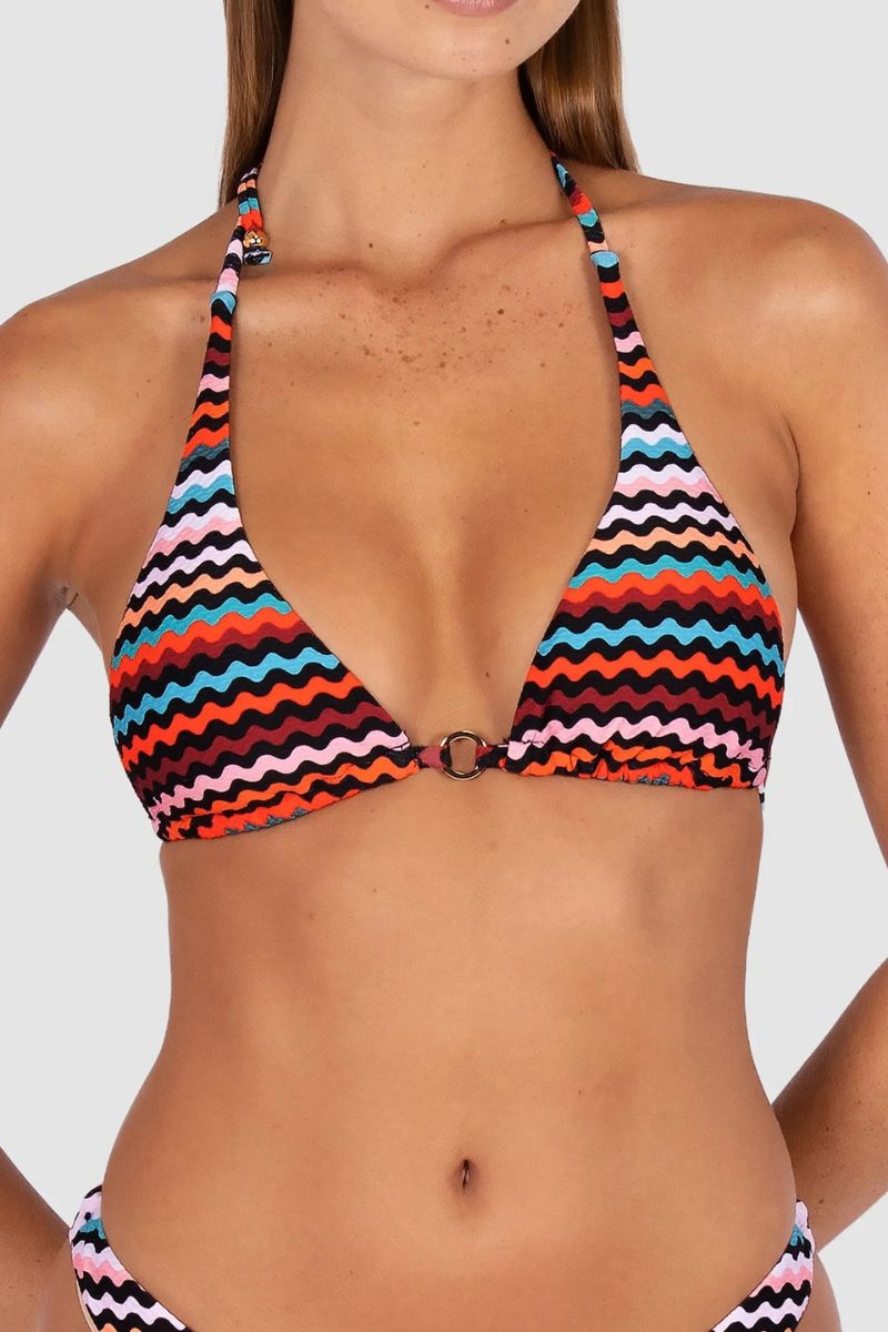 Baku BRA824LMR La Mer Longline Triangle Bikini Bra Top