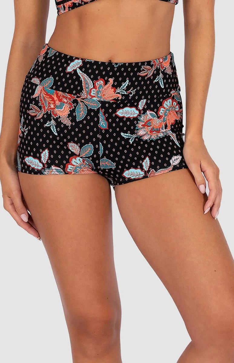 Baku PANT768STE Spice Temple Extra Firm Beach Short Bikini Bottom
