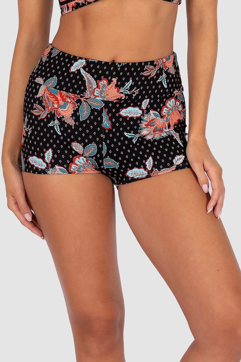 Baku PANT768STE Spice Temple Extra Firm Beach Short Bikini Bottom