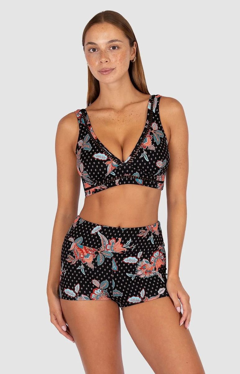 Baku PANT768STE Spice Temple Extra Firm Beach Short Bikini Bottom