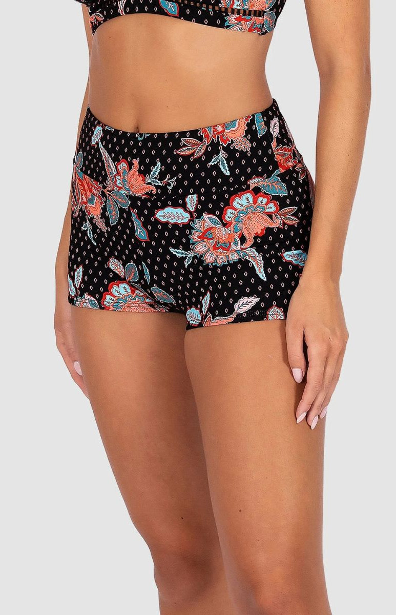 Baku PANT768STE Spice Temple Extra Firm Beach Short Bikini Bottom