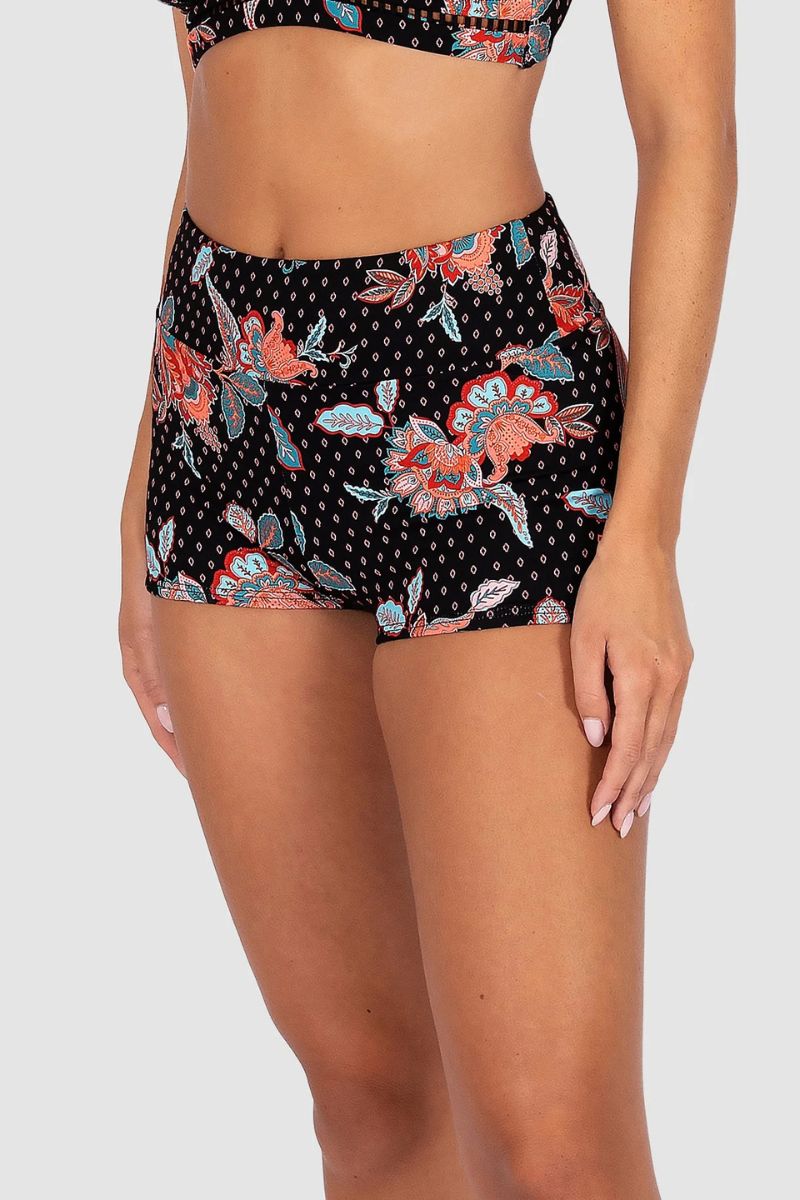 Baku PANT768STE Spice Temple Extra Firm Beach Short Bikini Bottom