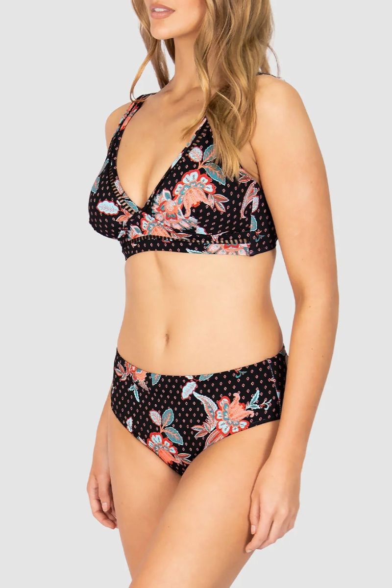 Baku PANT632STE Spice Temple Mid Bikini Bottom