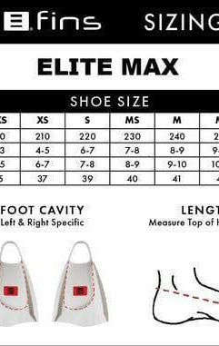 DMC Fins ELITE Max Charcoal Fluro Green Double Rail - Swim Fins.