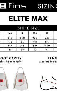 DMC Fins ELITE Max Charcoal Fluro Green Double Rail - Swim Fins.