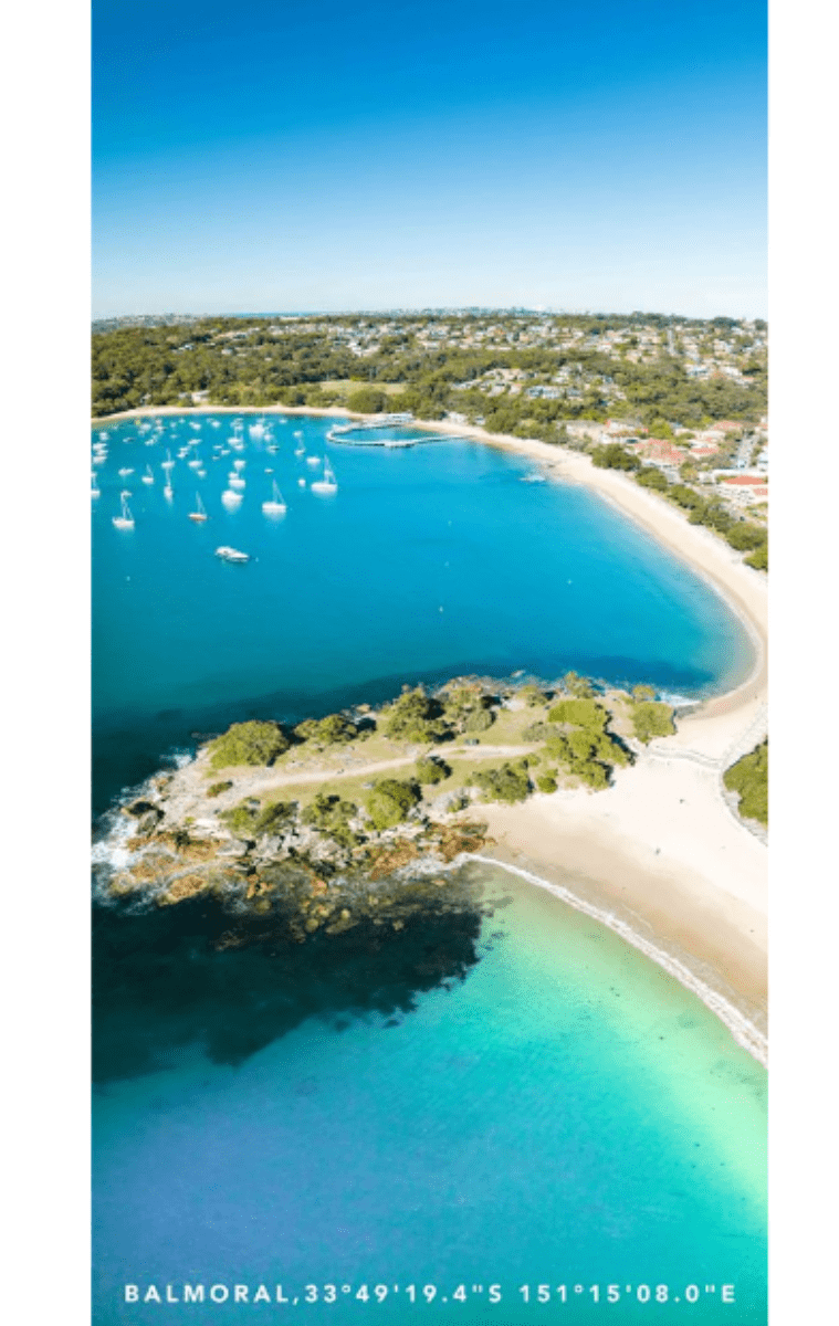 Destination Towels -Balmy Balmoral Beach Sand free beach towel.