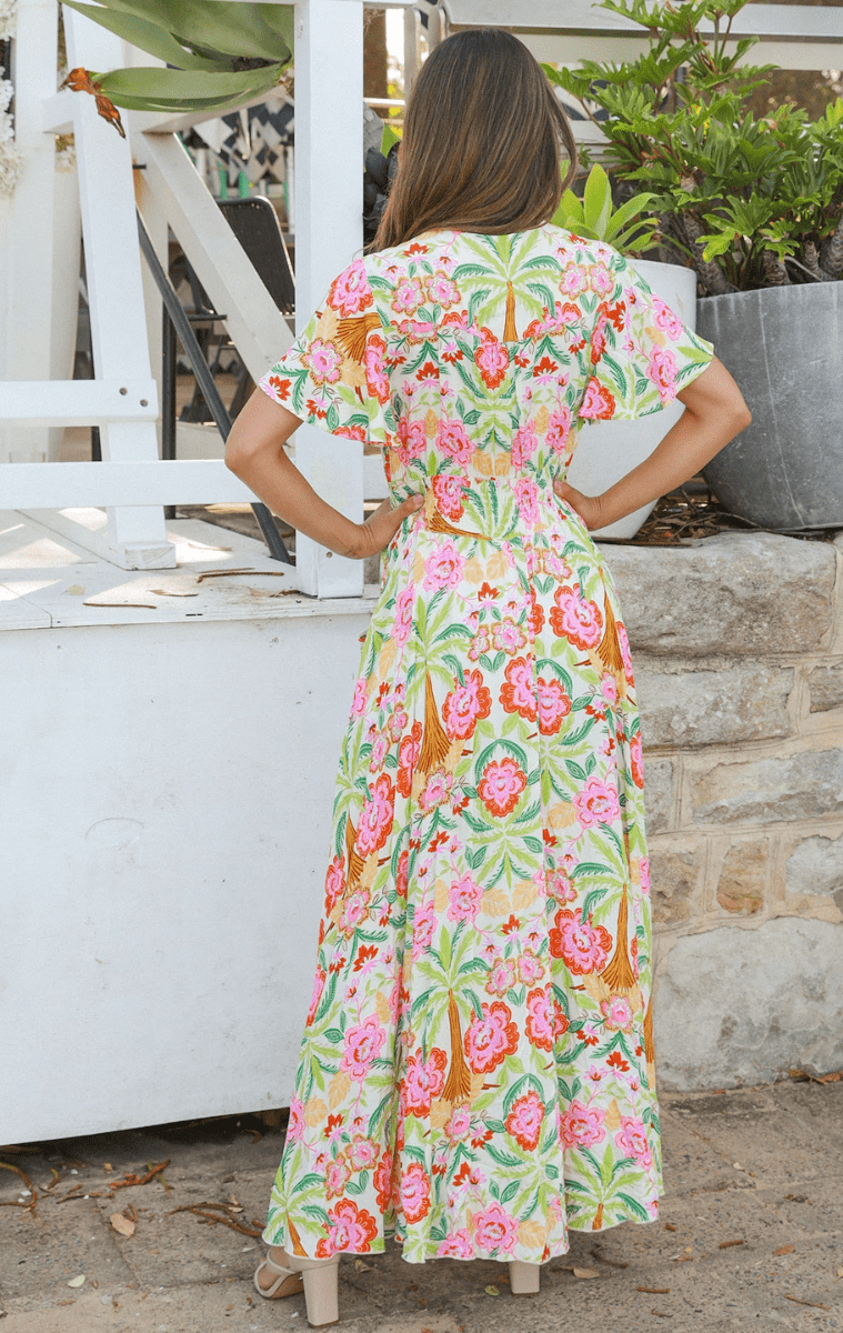 Dreamcatcher Camille Floral Maxi Dress On Sale.