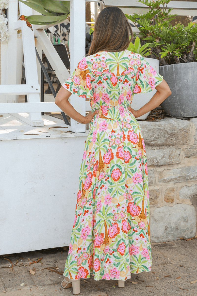 Dreamcatcher Camille Floral Maxi Dress On Sale.