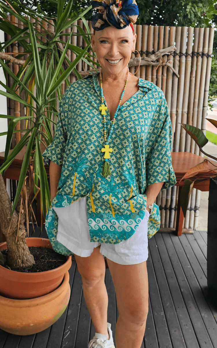 Dreamcatcher Elina Green Shirt On Sale.