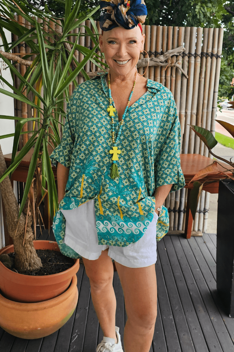 Dreamcatcher Elina Green Shirt On Sale.